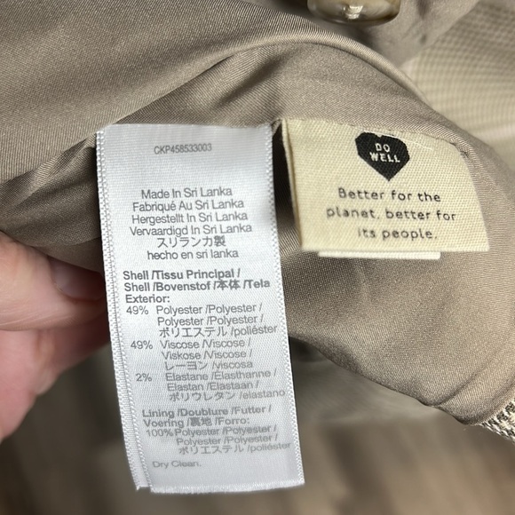 Madewell Dorset Blazer In Windowpane Houndstooth Preppy Business Casual Coat - Picture 14 of 14